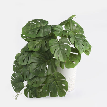 Vihreä monstera tekoköynnös 55 cm - Tekokukat
