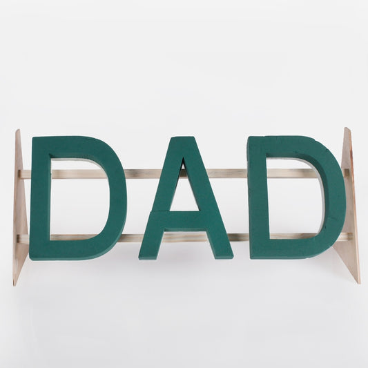 Märg lillekäsn DAD kiri raamiga roheline 81 cm - Kunstlilled