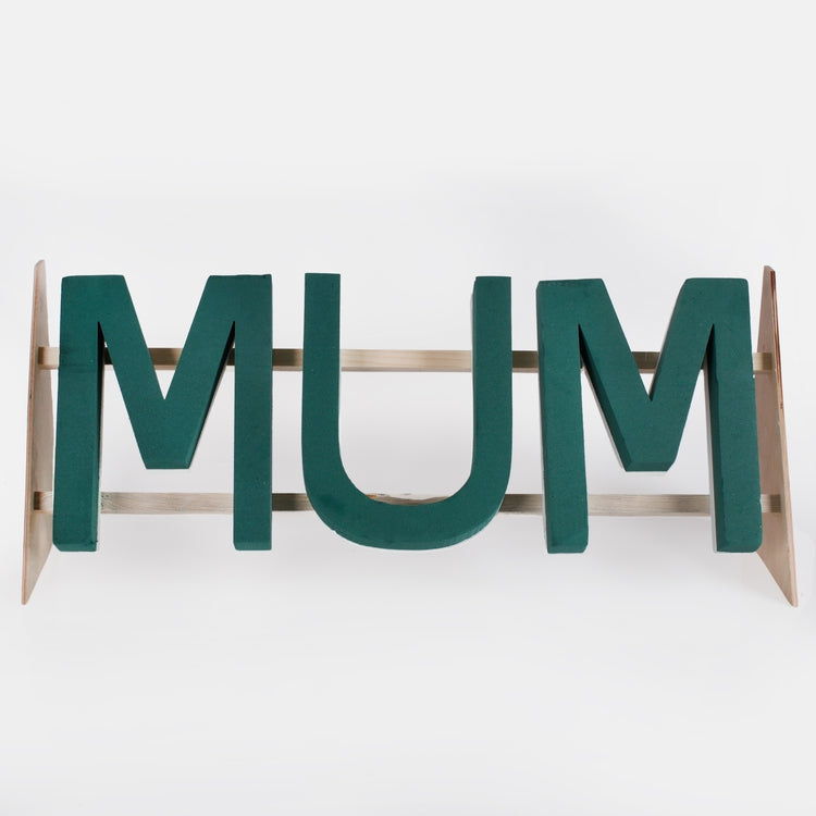 Vihreä märkä kukkasieni MUM-kehikolla 81 cm - Tekokukat