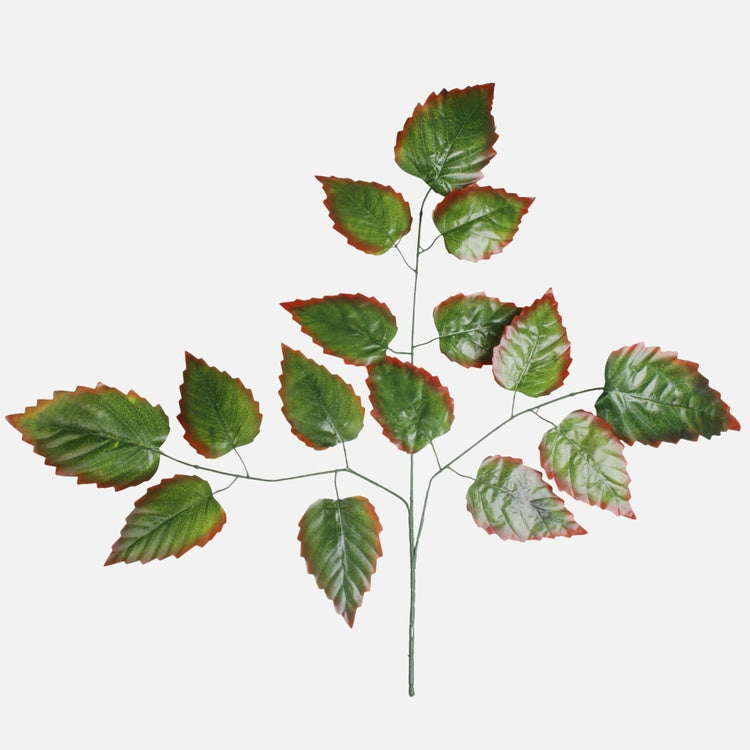 Punareunainen leppäoksa tekokasvi 68 cm - Tekokukat