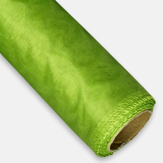 Vihreä organza-kangas 40 cm 823 cm - Tekokukat