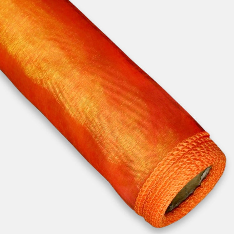 Oranssi organza-kangas 40 cm 823 cm - Tekokukat