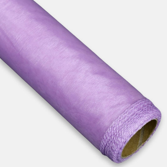 Liilanvärinen organza 40 cm 823 cm - Tekokukat