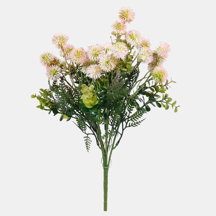 Roosa santolina kunstlillekimp 38 cm - Kunstlilled