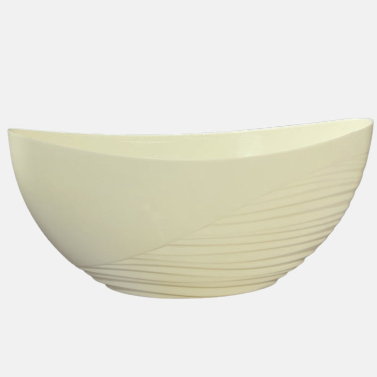 Iso ecru opaalinhohtoinen ruukunsuoja 30.5 cm - Tekokukat