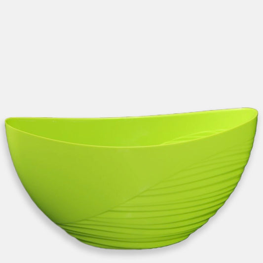 Vaaleanvihreä venemallinen ruukunsuoja 25 cm - Tekokukat