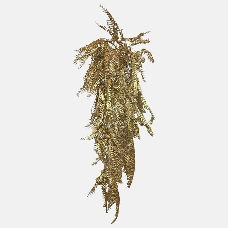 Kullanvärinen riippuva mimosa tekokasvi 82 cm - Tekokukat
