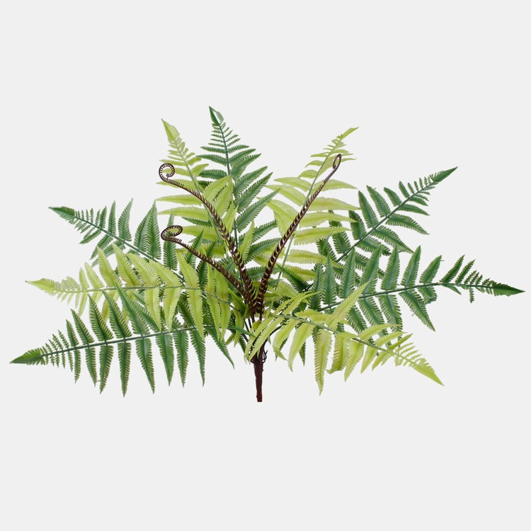 Vihreä saniainen tekokasvin oksa 45 cm - Tekokukat
