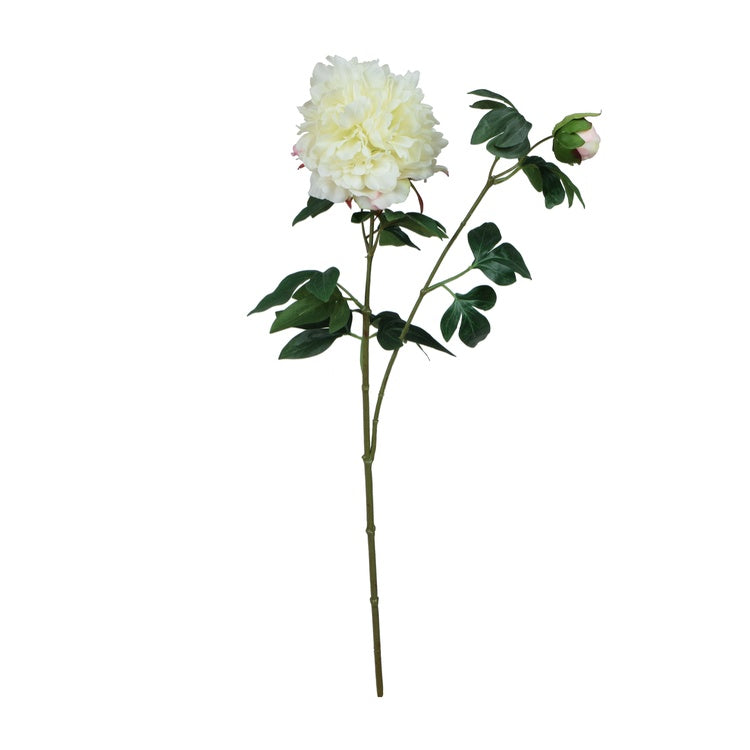 Valge pojeng kunstlill 65 cm - Kunstlilled