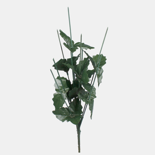 Joulutähti tekokasvin pohja vihreä 40 cm - Tekokukat