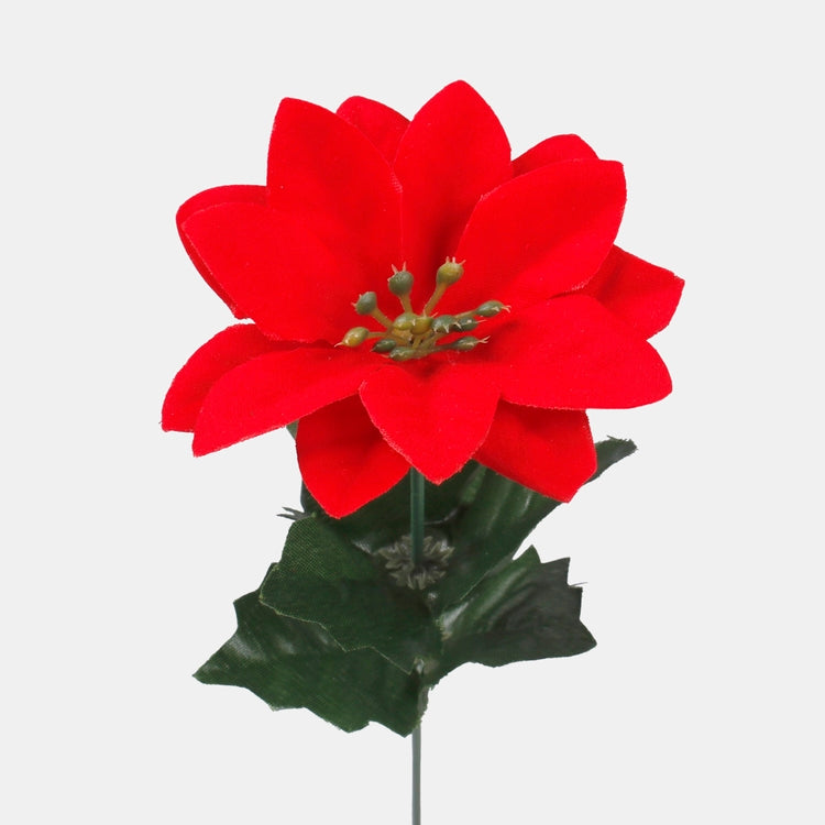 Punainen joulutähti tekokukka 31 cm - Tekokukat