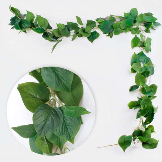 Vihreä pothos-tekoköynnös 210 cm - Tekokukat