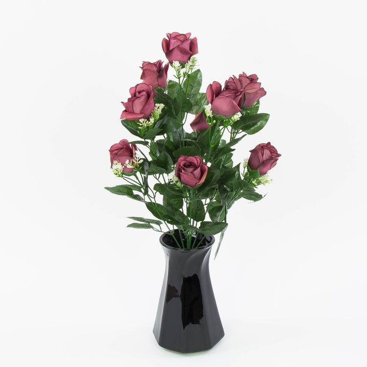 Burgundia roosikimp 51 cm - Kunstlilled