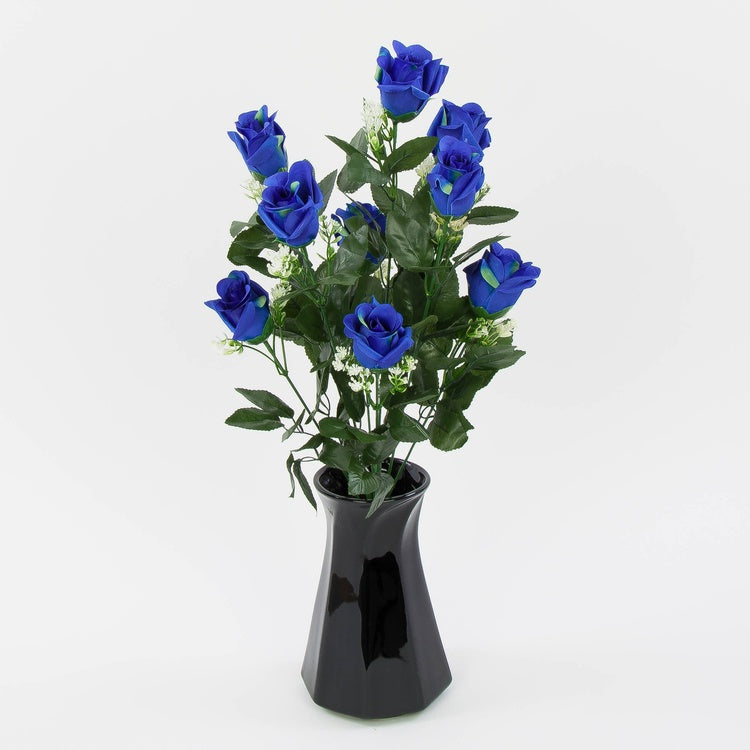 Safiirsinise roosi kimp 51 cm - Kunstlilled