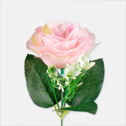 Roosa kunstroos 40 cm - Kunstlilled
