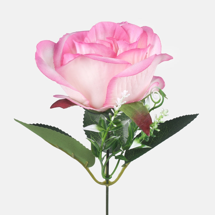 Kreemjas-roosa kunstroos 41 cm - Kunstlilled