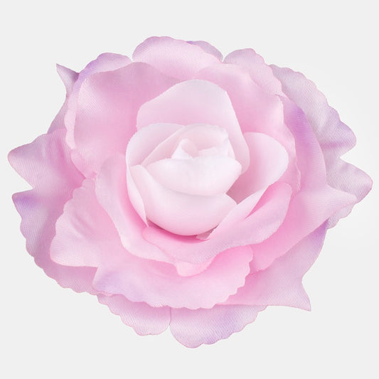 Ruusu tekokukan kukkapää vaaleanpunainen-violetti Ø11 cm - Tekokukat