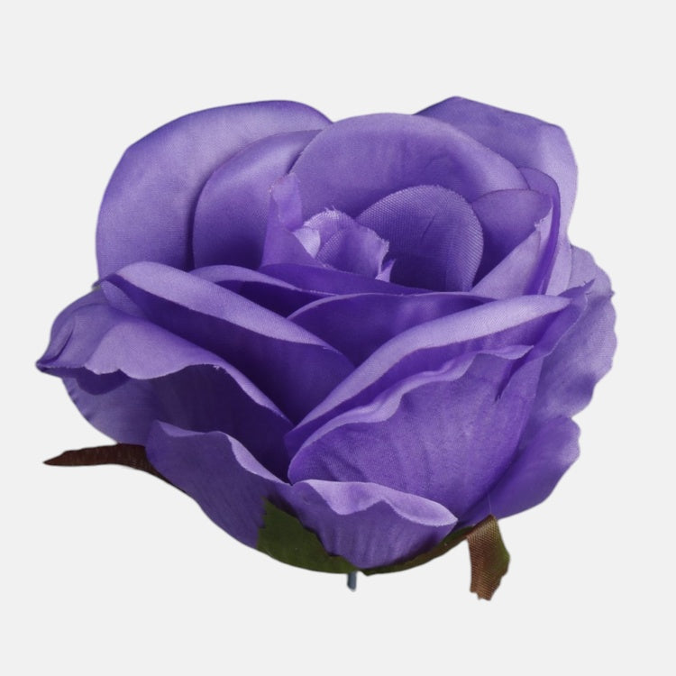 Liila tekoruusun kukkapää Ø8 cm - Tekokukat