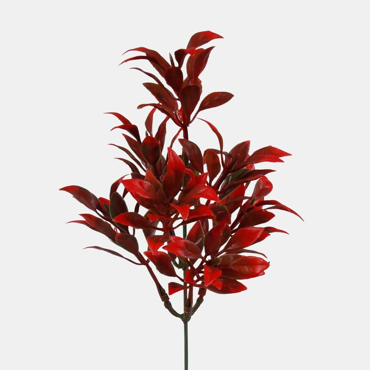 Punainen ruskus tekokasvioksa 35 cm - Tekokukat