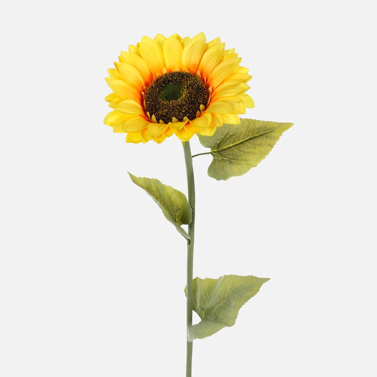Keltainen auringonkukka tekokukka XXL 102 cm - Tekokukat