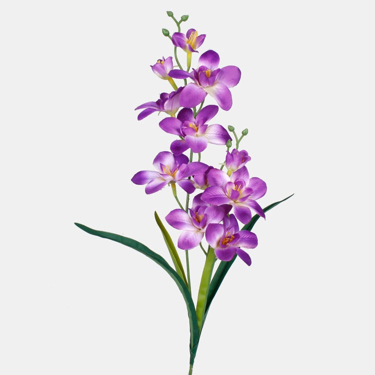 Satiinist orhidee kunstlill 50 cm - Kunstlilled
