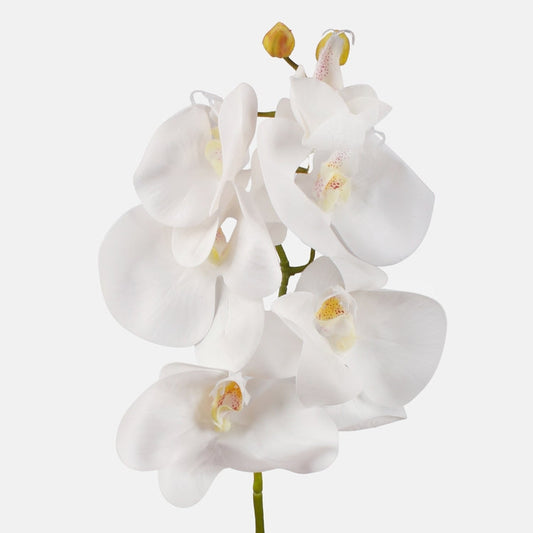Valkoinen orkidea tekokukka 90 cm - Tekokukat
