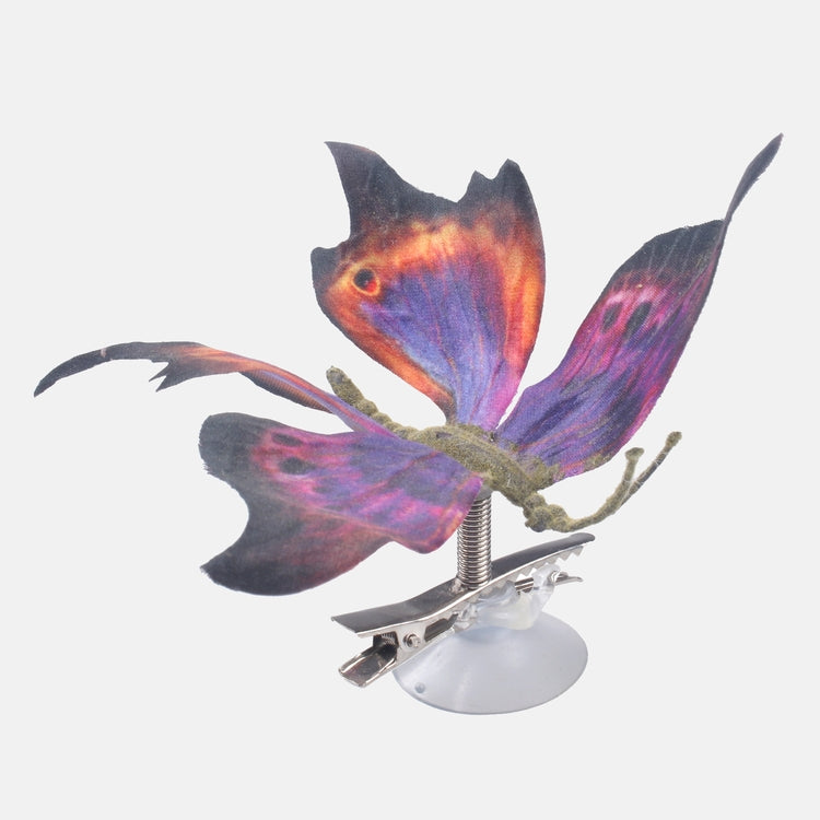 Violetti perhonen auton ovenkoriste 12 cm - Tekokukat