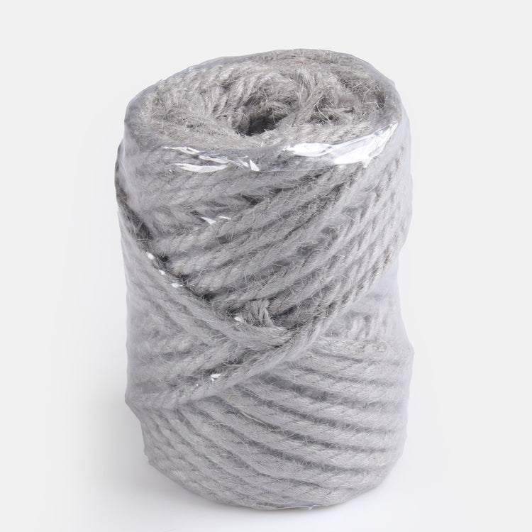 Harmaa juuttinaru 2300 cm 200 g - Tekokukat