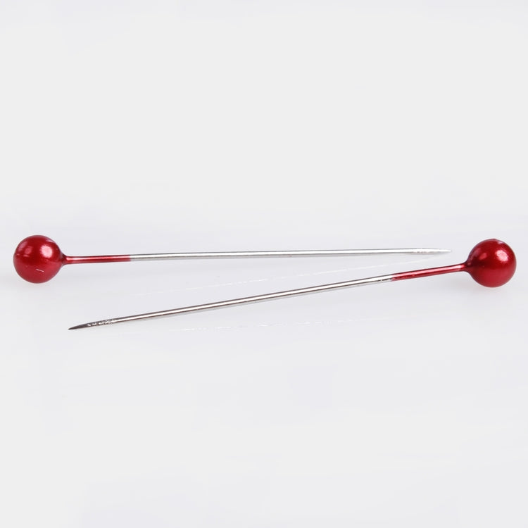 Punainen helmineula 3.6 cm 100 kpl - Tekokukat