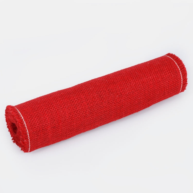Punainen juuttikangas 30 cm 500 cm - Tekokukat