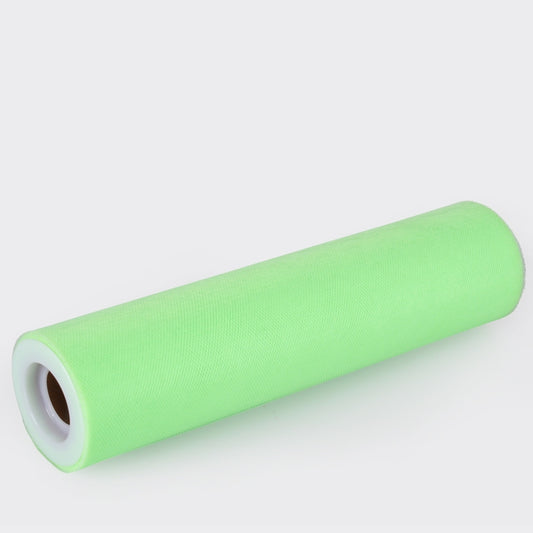 Vaaleanvihreä tüllikangas 25 cm 1670 cm - Tekokukat