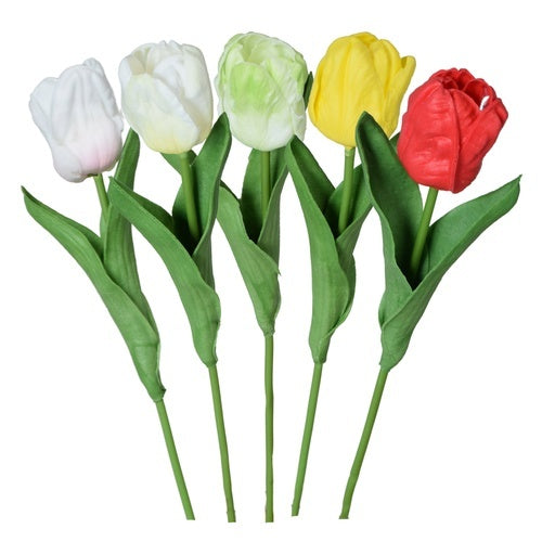 Tekotulppaani vaahtomuovi satunnainen väri 33 cm - Tekokukat