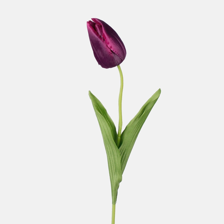 Viininpunainen tekotulppaani 50 cm - Tekokukat