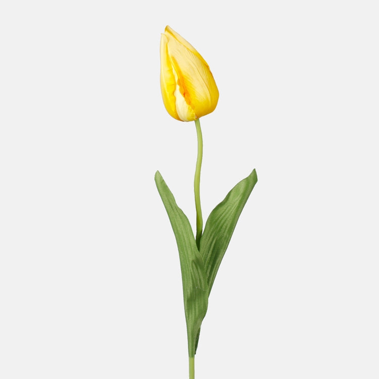 Keltainen tekotulppaani 50 cm - Tekokukat