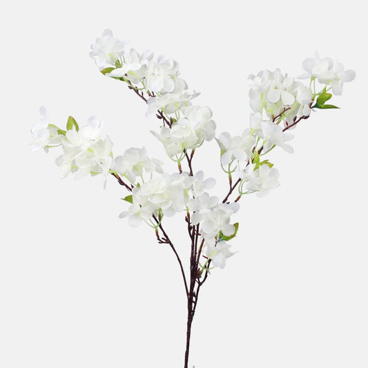 Kermanvärinen kirsikkapuu tekokukkaoksa 90 cm - Tekokukat