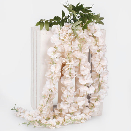 Šampanjavärvi wisteria kunstviinapuu 90 cm - Kunstlilled