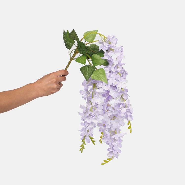 Vaaleanliila wisteria tekoköynnös 65 cm - Tekokukat