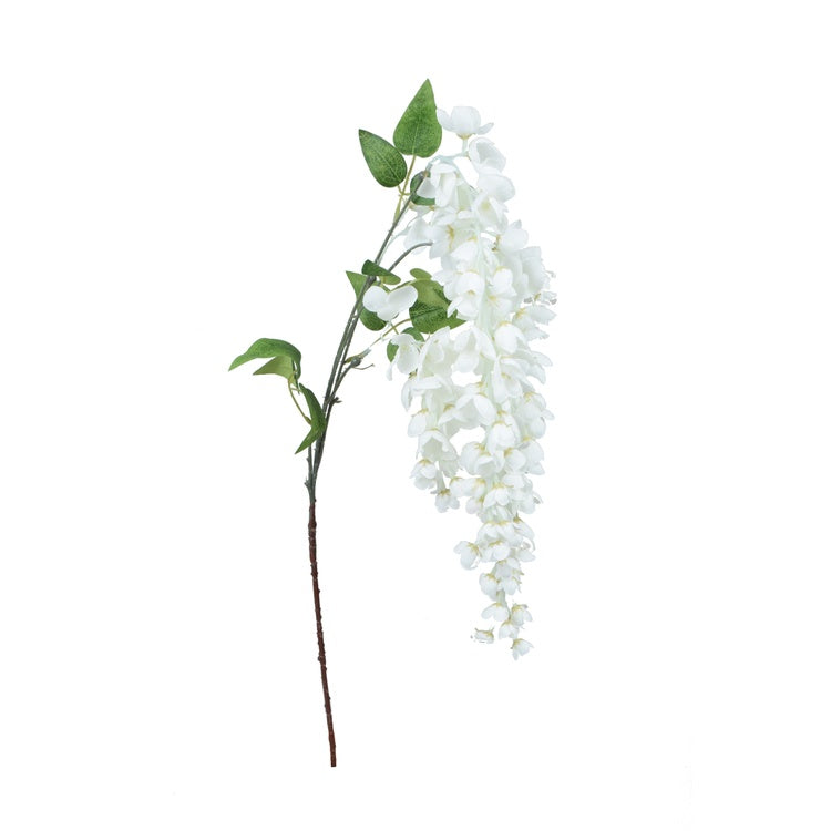 Valge wisteria kunstviinapuu 105 cm - Kunstlilled