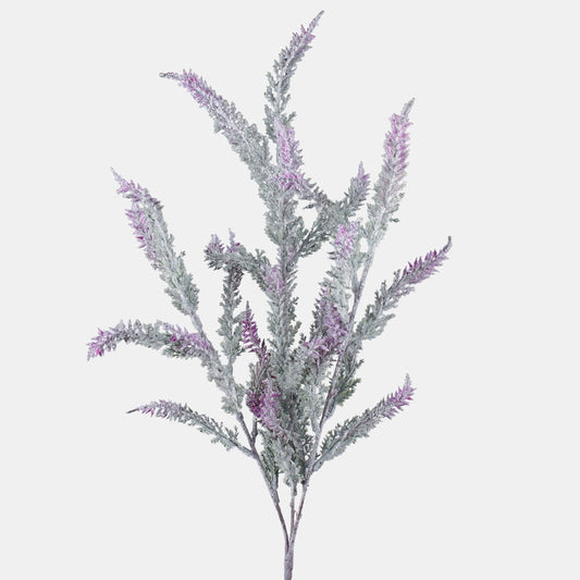 Liilanvärinen kanerva koristeoksa 68 cm - Tekokukat
