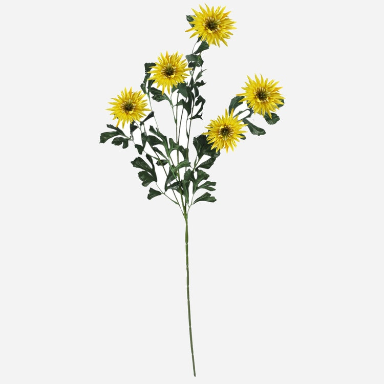 Keltainen päivänkakkara tekokukkaoksa 91 cm - Tekokukat