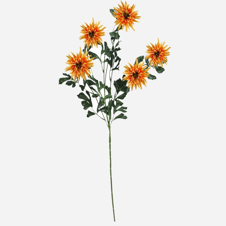 Oranssi päivänkakkara tekokukkaoksanippu 91 cm - Tekokukat