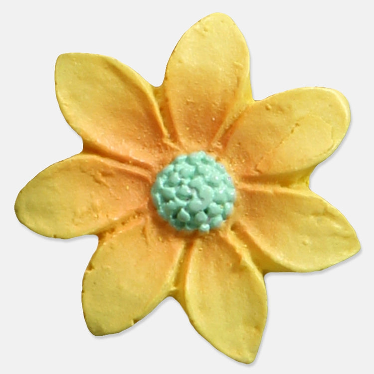 Kollase lille kleebis 8 tk Ø2,8 cm - Kunstlilled